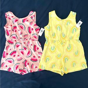 Old Navy Rompers 4T NWT